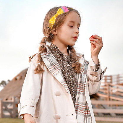 Cute Yellow Pencil Bow Headband for Girls Hair Accessories Outfit