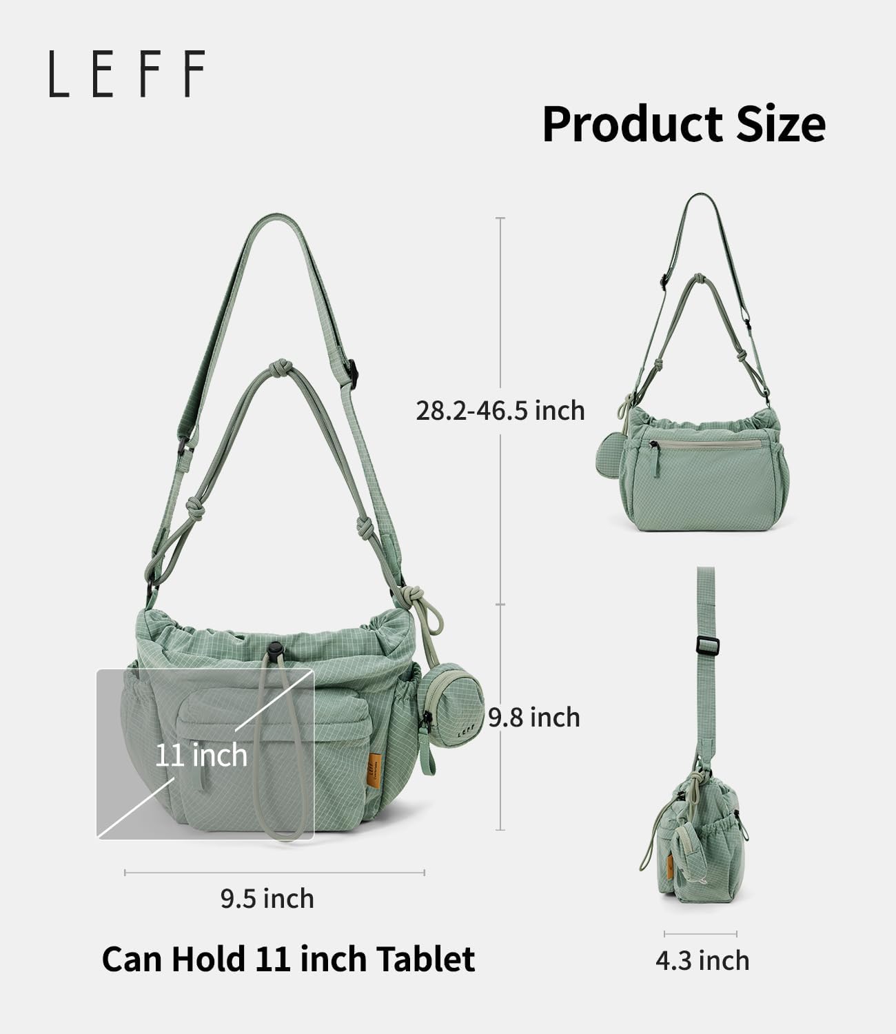 Crossbody Bags for Women, Lightweight Puffy Handbag Anti-Theft Women's Shoulder Handbag for Travel Work Daily