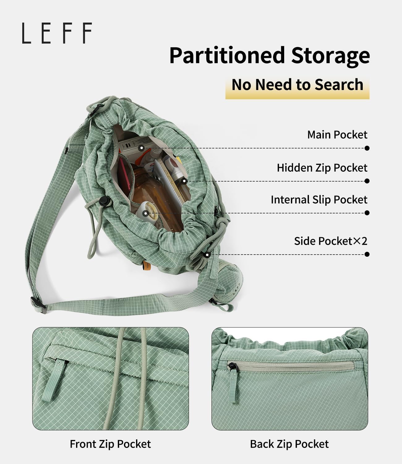 Crossbody Bags for Women, Lightweight Puffy Handbag Anti-Theft Women's Shoulder Handbag for Travel Work Daily