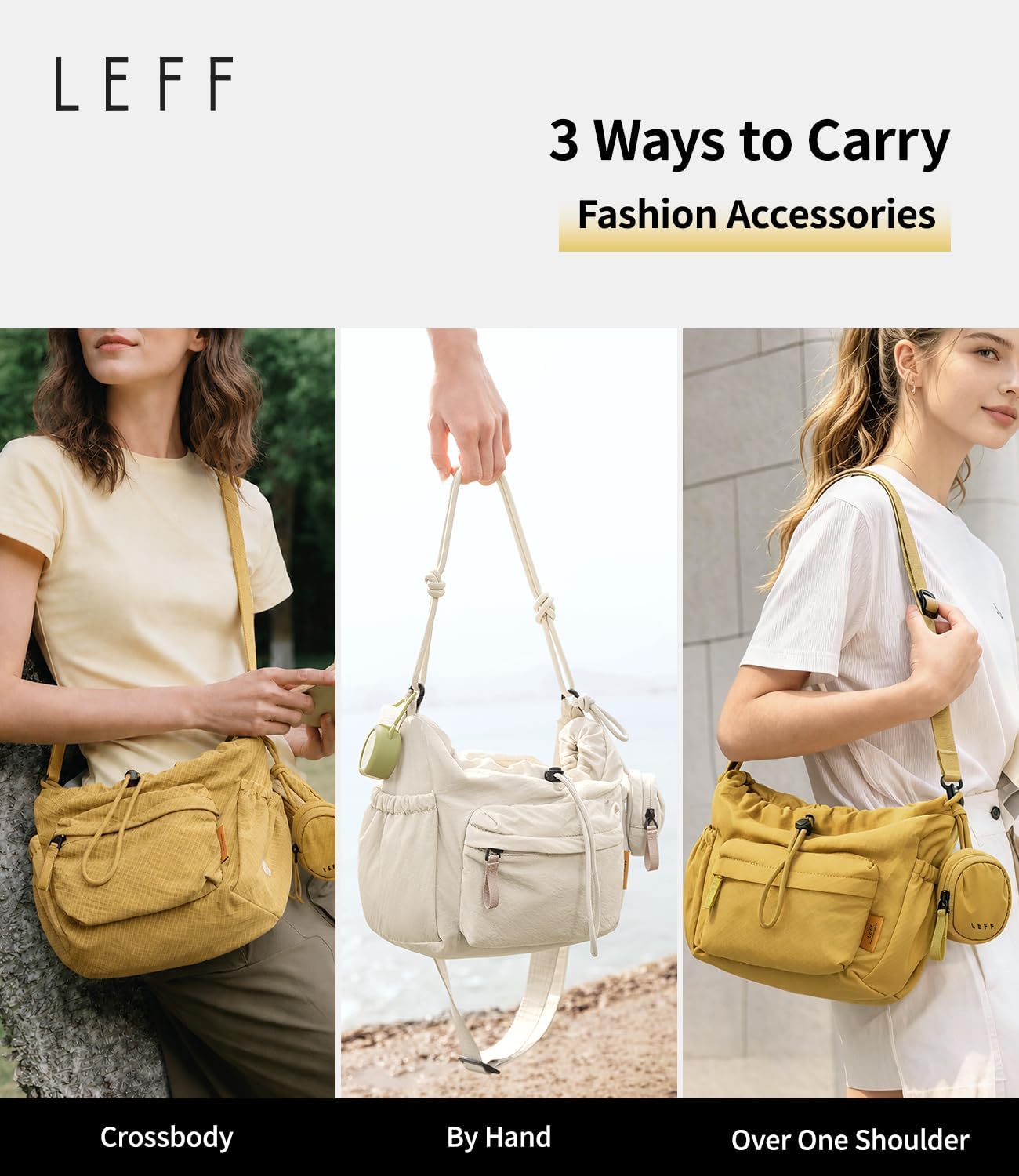 Crossbody Bags for Women, Lightweight Puffy Handbag Anti-Theft Women's Shoulder Handbag for Travel Work Daily