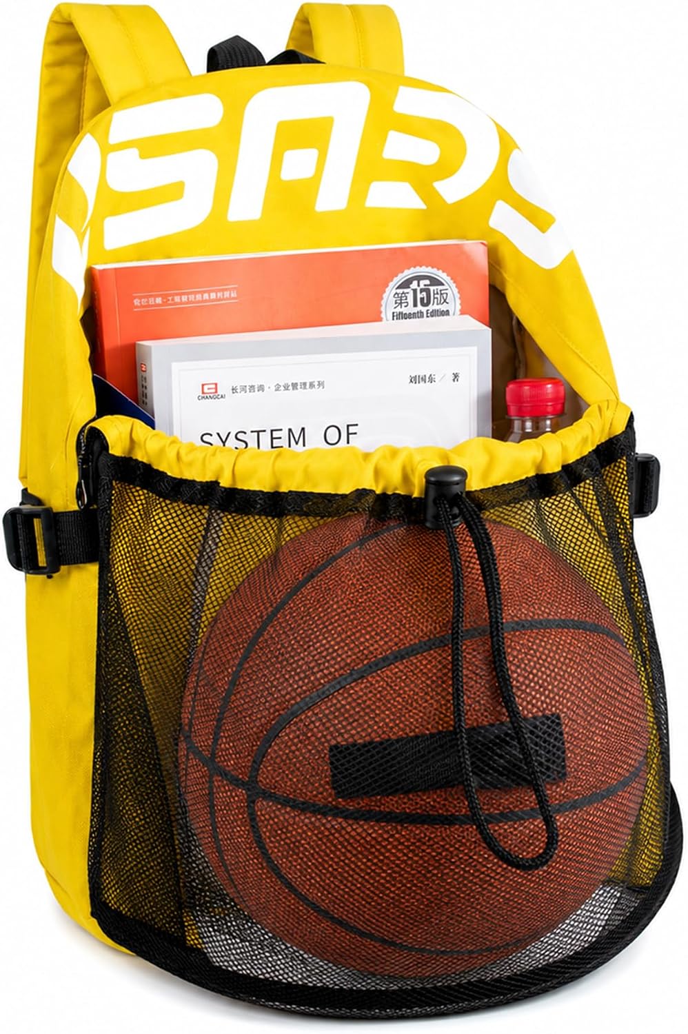 Basketball Backpack with Separate Ball Compartment & Shoe Storage - Durable Sports Bag for Kids & Youth, Water-Resistant Gym Bag for Soccer, Volleyball, and Basketball Gear Training