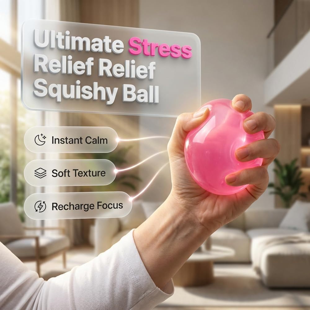 Coconut Oil Stress Ball, 2026 New Super Soft Coconut Oil Squishy, Shapeable Slow Rising Squeeze Balls for Stress Relief, Summer Coconut Oil Squishy for Relaxation and Focus (Yellow)