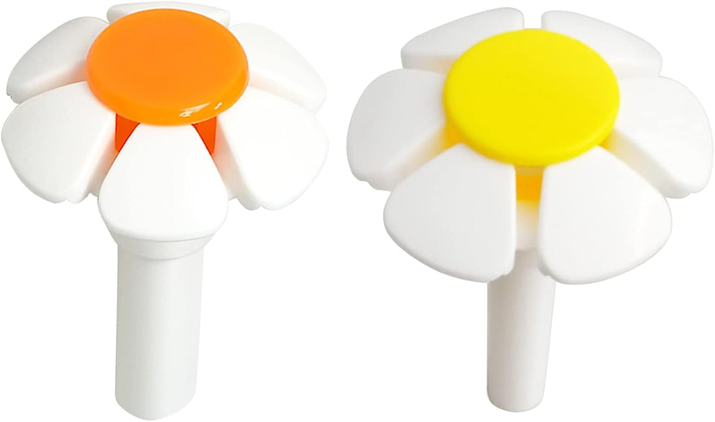 Pet Water Fountain Nozzle Replacement Flower for Head for Cat Fountain Automatic Drinking Water Dispenser 2 Colors Pet Water Fountain Flower Top Replacement, Yellow