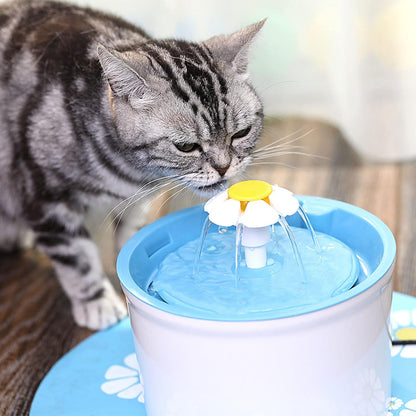 Pet Water Fountain Nozzle Replacement Flower for Head for Cat Fountain Automatic Drinking Water Dispenser 2 Colors Pet Water Fountain Flower Top Replacement, Yellow