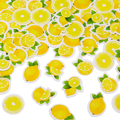 400 Pcs Lemon Confetti Little Cute Lemon Party Decorations | Paper, Lemon Themed Party Decor, Wedding, Bridal Shower, Birthday, Lemon Baby Shower, Yellow Confetti