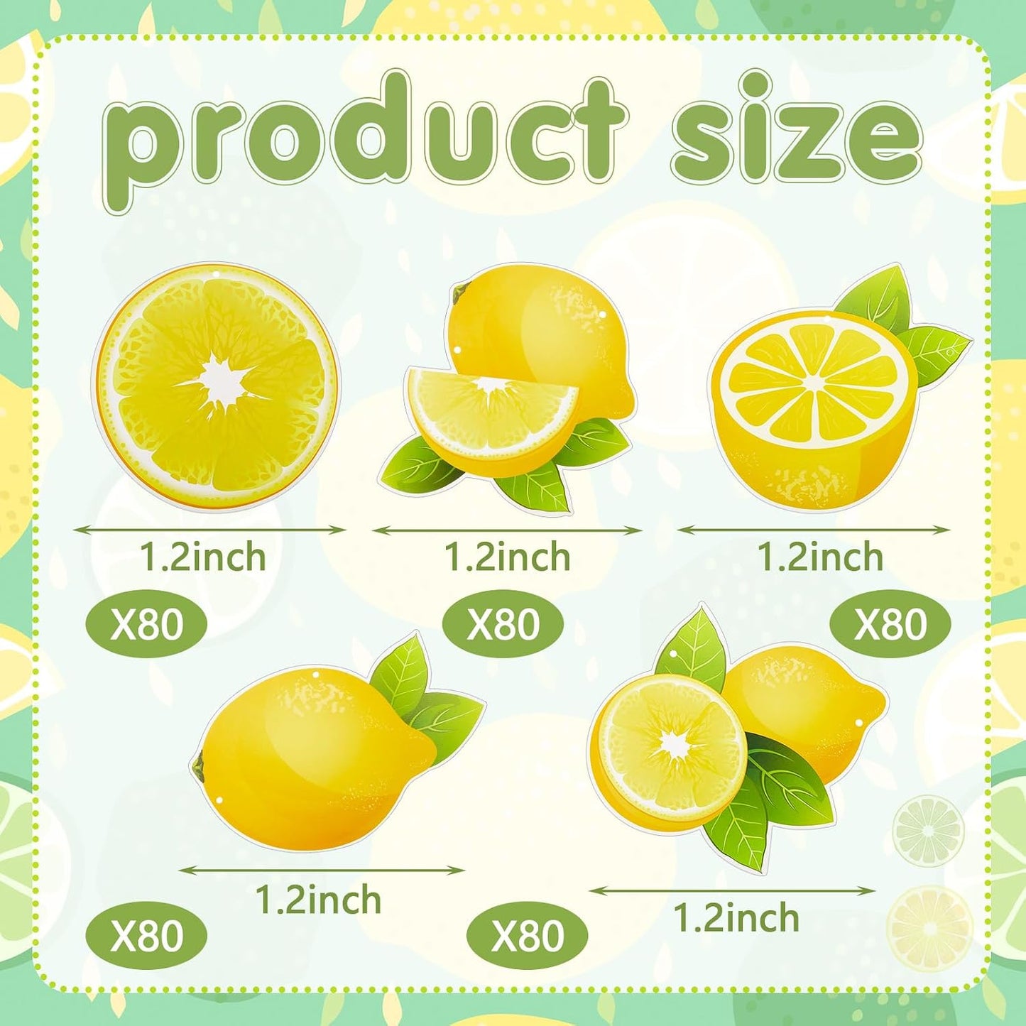 400 Pcs Lemon Confetti Little Cute Lemon Party Decorations | Paper, Lemon Themed Party Decor, Wedding, Bridal Shower, Birthday, Lemon Baby Shower, Yellow Confetti