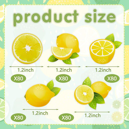 400 Pcs Lemon Confetti Little Cute Lemon Party Decorations | Paper, Lemon Themed Party Decor, Wedding, Bridal Shower, Birthday, Lemon Baby Shower, Yellow Confetti