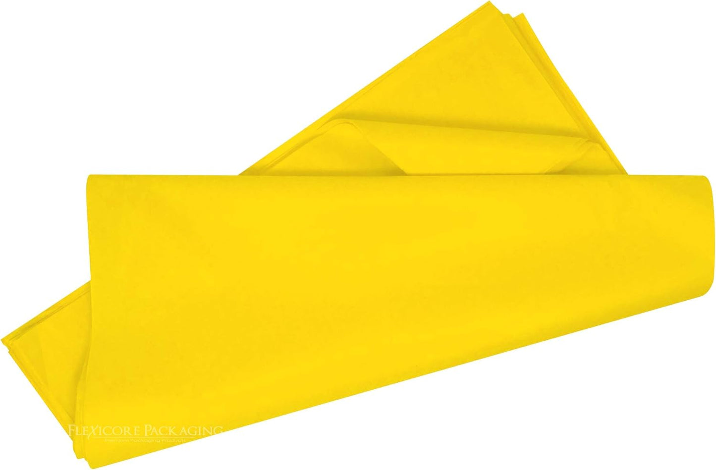 Orange Gift Wrap Tissue Paper | Size: 15 Inch X 20 Inch | Count: 10 Sheets | DIY Craft, Art, Wrapping, Crepe, Decorations, Pom Pom, Packing & Party (Dandelion Yellow)