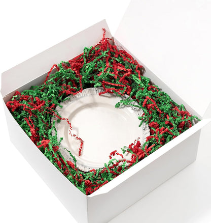 1/2 LB Crinkle Cut Paper Shred Filler Yellow 8 oz Shredded Paper | Crinkle Paper Filler for Gift Box - Gift Basket Bag Filler - Grass Cushion Stuffing for Mother's day, Birthday Gift Wrapping
