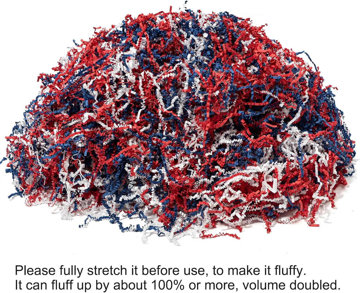 1/2 LB Crinkle Cut Paper Shred Filler Yellow 8 oz Shredded Paper | Crinkle Paper Filler for Gift Box - Gift Basket Bag Filler - Grass Cushion Stuffing for Mother's day, Birthday Gift Wrapping