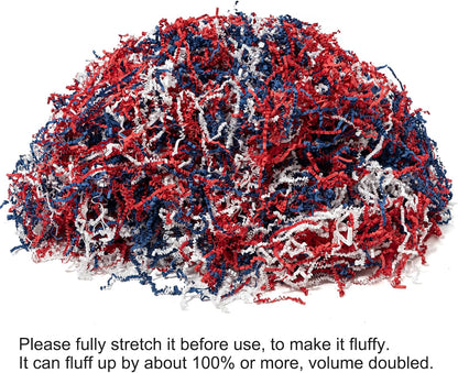 1/2 LB Crinkle Cut Paper Shred Filler Yellow 8 oz Shredded Paper | Crinkle Paper Filler for Gift Box - Gift Basket Bag Filler - Grass Cushion Stuffing for Mother's day, Birthday Gift Wrapping