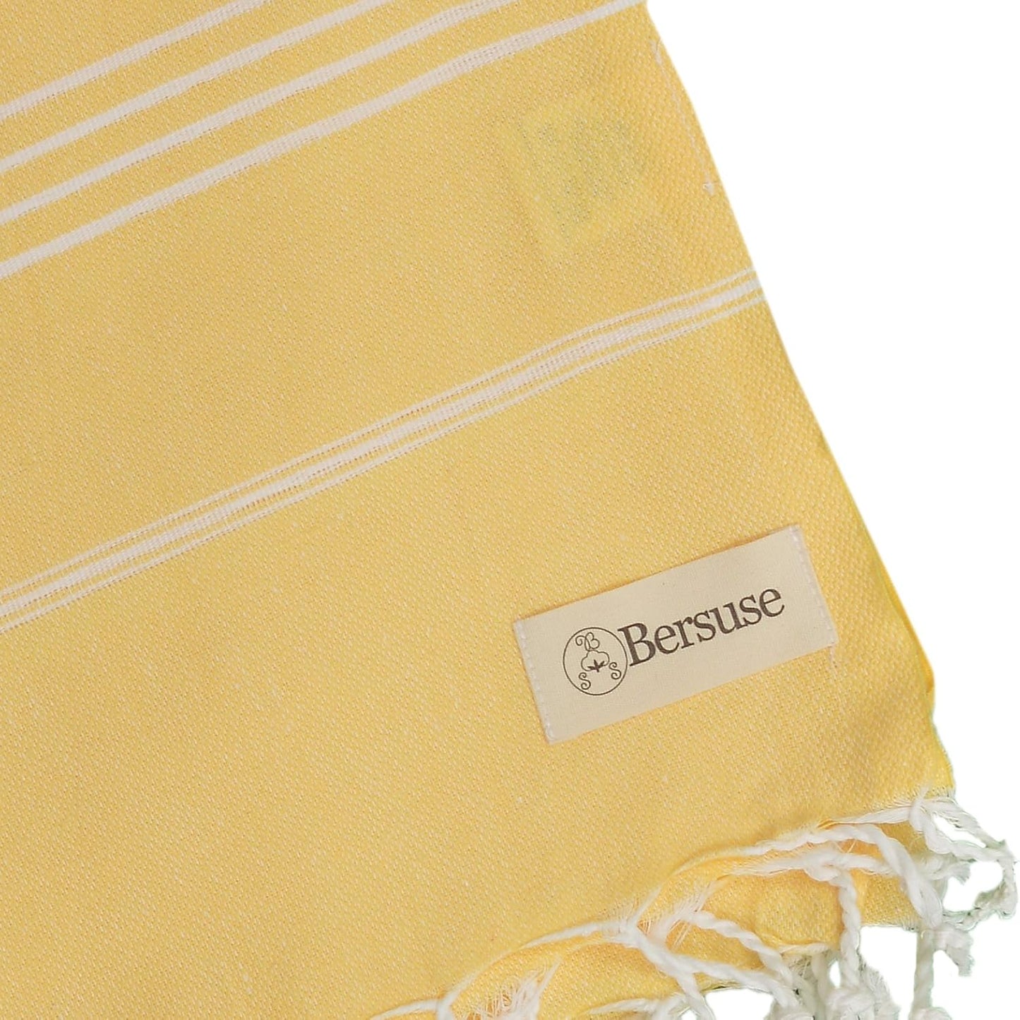 Beach Towels Peshtemal Turkish Towels Anatolia Collection Premium Turkish Beach Towel, 100% Cotton, Large, Quick-Dry, Sand-Free, Lightweight - 37x70 Inches, Yellow