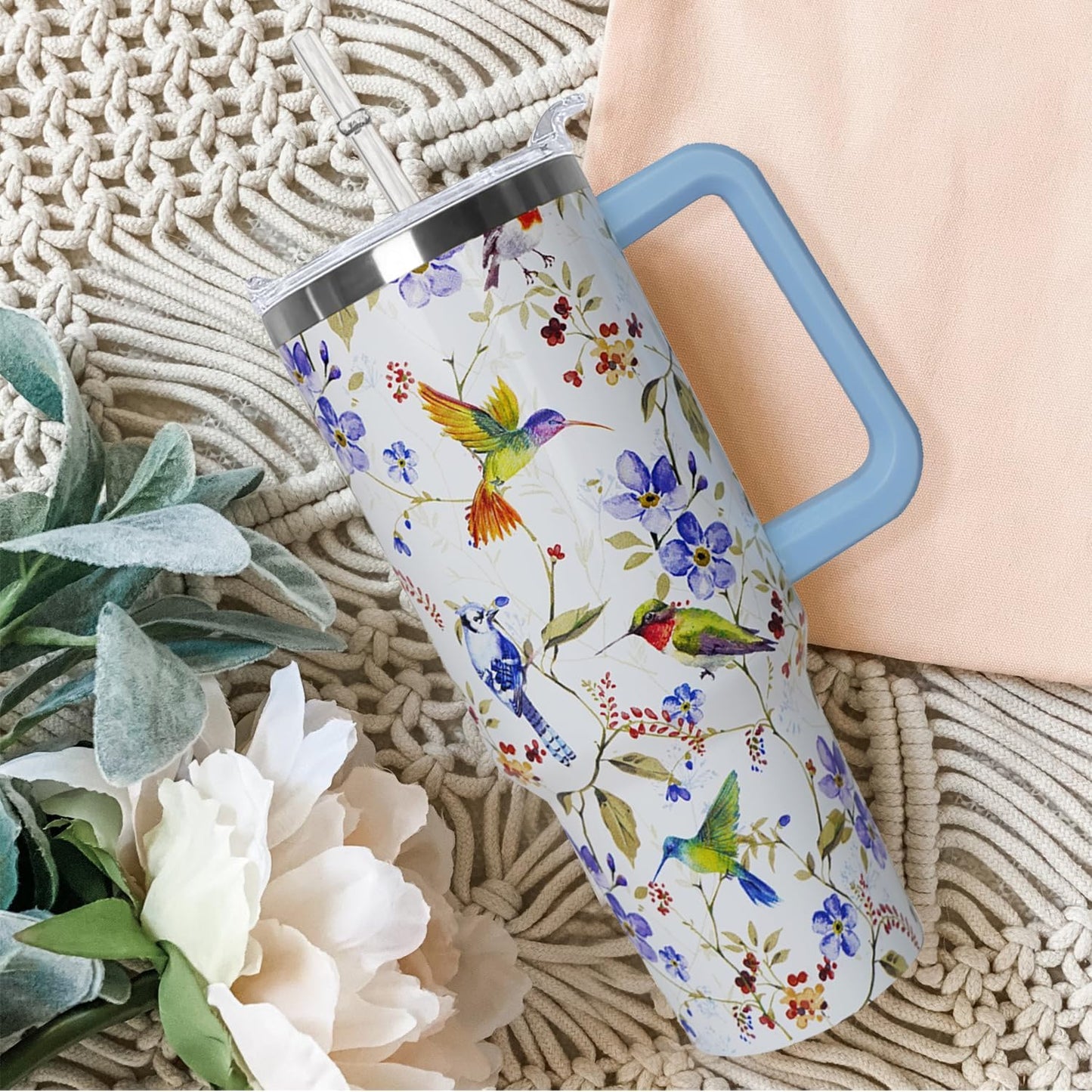 Ceovfoi 40 oz Lemon Print Stainless Steel Tumbler With Lid and Straw - Yellow Coffee Travel Mug Cup Water Bottle - Gifts for Lemon Lovers