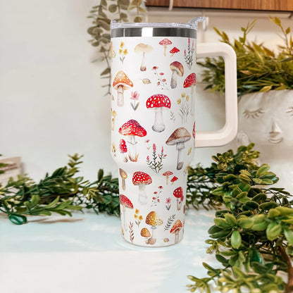 Ceovfoi 40 oz Lemon Print Stainless Steel Tumbler With Lid and Straw - Yellow Coffee Travel Mug Cup Water Bottle - Gifts for Lemon Lovers