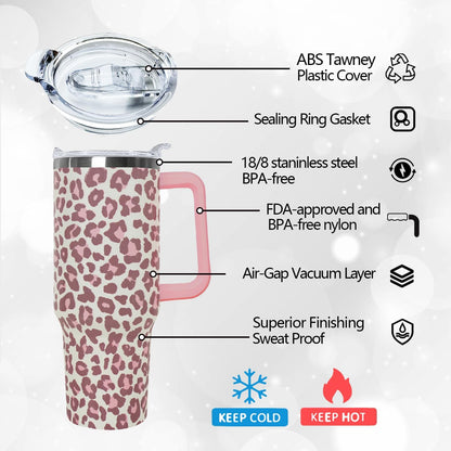Ceovfoi 40 oz Lemon Print Stainless Steel Tumbler With Lid and Straw - Yellow Coffee Travel Mug Cup Water Bottle - Gifts for Lemon Lovers