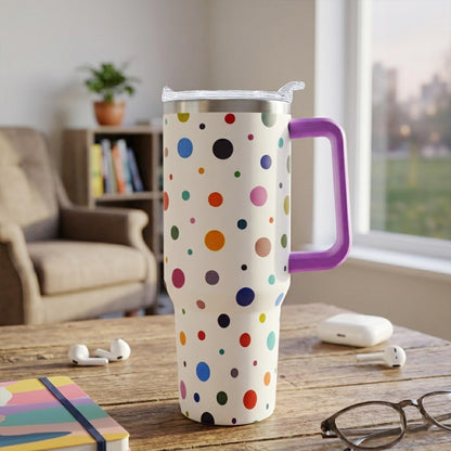Ceovfoi 40 oz Lemon Print Stainless Steel Tumbler With Lid and Straw - Yellow Coffee Travel Mug Cup Water Bottle - Gifts for Lemon Lovers