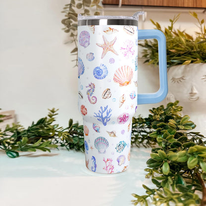 Ceovfoi 40 oz Lemon Print Stainless Steel Tumbler With Lid and Straw - Yellow Coffee Travel Mug Cup Water Bottle - Gifts for Lemon Lovers