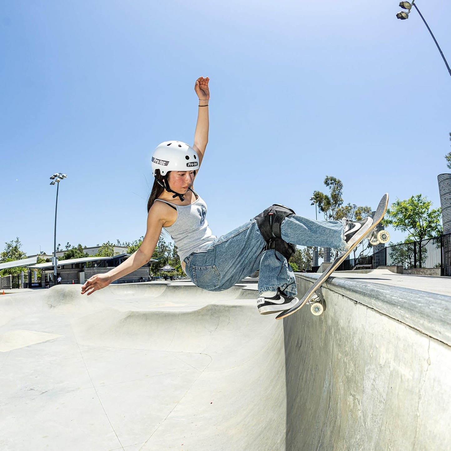 Old School Low PRO Certified Helmet - Ideal for Skateboarding, BMX, Bicycling, and Roller Skating