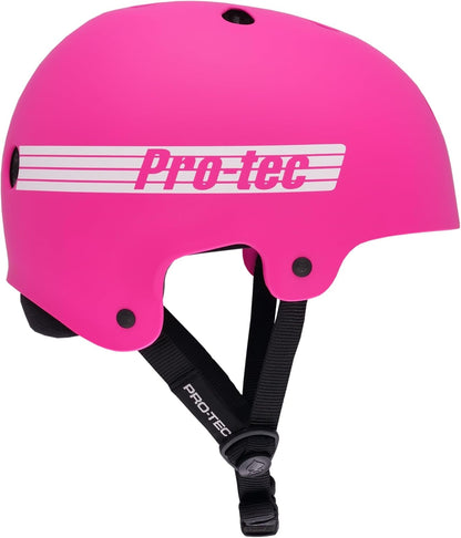 Old School Low PRO Certified Helmet - Ideal for Skateboarding, BMX, Bicycling, and Roller Skating