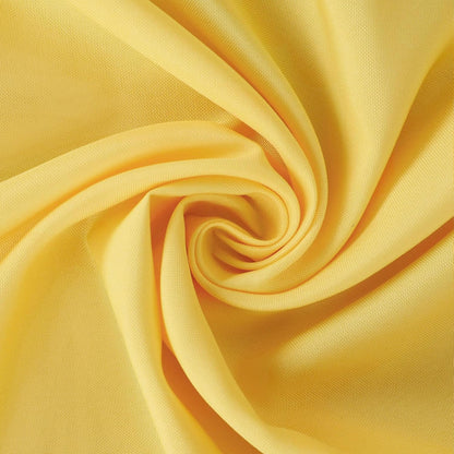 Yellow Table Runner 36 Inches Long - Decorative Waterproof 210GSM Runner Table Cloth, Washable & Reusable Table Runners for Dining, Wedding, Party, Kitchen & Everyday Decor, 12x36 Inch