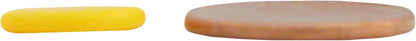 Buttons 2 Hole, 1/2 Inch, Resin, 10 Pieces (Yellow)