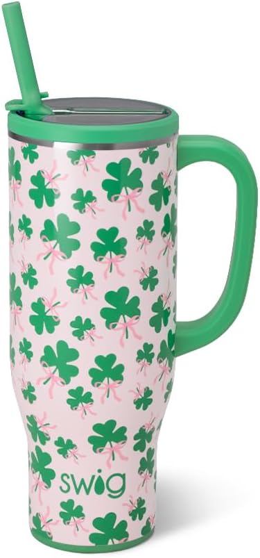 18oz Insulated Travel Mug with Handle & Lid, Lemon Meringue | Triple Insulated Stainless Steel - Handle & Lid Included - Keeps Coffee Hot or Cold - Cup Holder Friendly