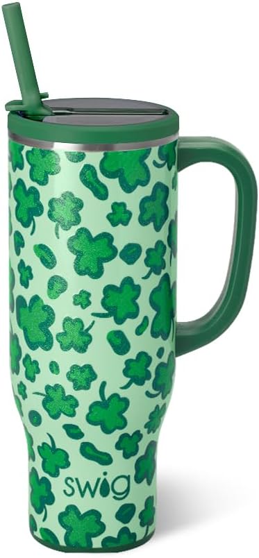 18oz Insulated Travel Mug with Handle & Lid, Lemon Meringue | Triple Insulated Stainless Steel - Handle & Lid Included - Keeps Coffee Hot or Cold - Cup Holder Friendly
