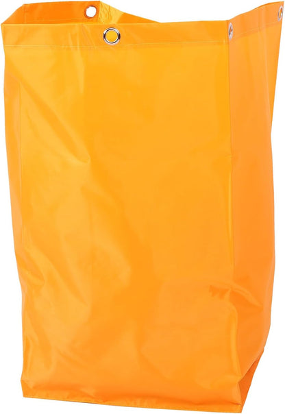 Replacement Canvas Janitorial Cart Bag Yellow Multipurpose Cleaning Bag for Housekeeping Carts for Janitorial Use
