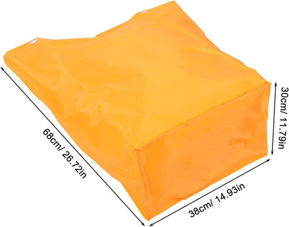Replacement Canvas Janitorial Cart Bag Yellow Multipurpose Cleaning Bag for Housekeeping Carts for Janitorial Use