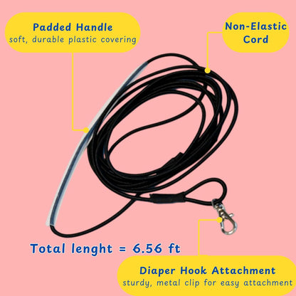 Pigeon Diaper Harness and Bird Leash Set, Birds Diapers for Pigeons and Leash Pigeon Harnesses, Diapers for Birds Cockatiel Parrot Parakeet, Macaw Harness and Leashes Pants (L-Yellow Lemon)