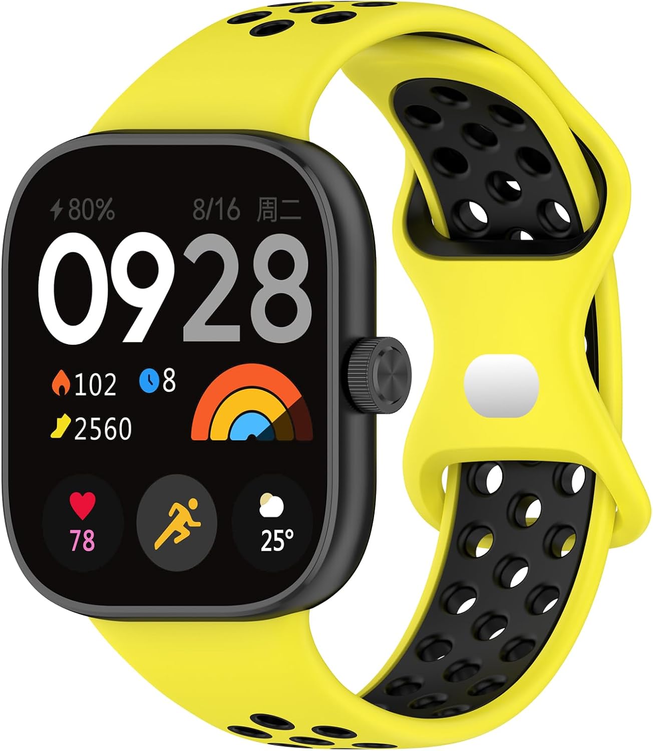 Fit for Xiaomi Band 8 Pro Watch Bands for Women Men, Silicone Replacement Bands Wristbands Bracelet Straps Fit for Redmi Watch 4/Xiaomi Band 8 Pro Smartwatch