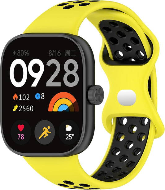 Fit for Xiaomi Band 8 Pro Watch Bands for Women Men, Silicone Replacement Bands Wristbands Bracelet Straps Fit for Redmi Watch 4/Xiaomi Band 8 Pro Smartwatch