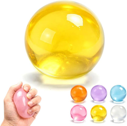 2026 New Coconut Oil Squishies, Compact Squishy Coconut Squeeze Stress Ball for Adults Relaxation and Focus, Non-Sticky Slow Rising Squeeze Fruit Balls for Office Home (Yellow)