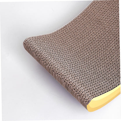 Pet Toys Carpe 1pc Banana Corrugated Cat Scratching Post Cat Scratch Cardboard Cat Box Scratcher Kitten Scratch Board Scraper Bite Yellow Carpet Pet Toy
