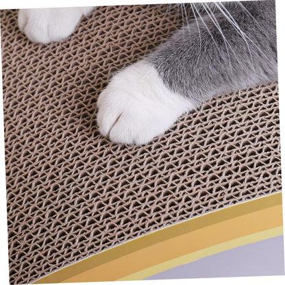Pet Toys Carpe 1pc Banana Corrugated Cat Scratching Post Cat Scratch Cardboard Cat Box Scratcher Kitten Scratch Board Scraper Bite Yellow Carpet Pet Toy