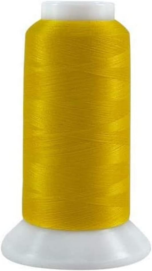 Bottom Line 2-Ply 60-Weight Polyester Embroidery Quilting Sewing Thread - 3,000 Yard Cone (#641 Bright Yellow)