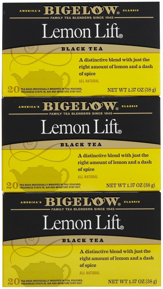 Lemon Lift Tea Bags - 20 Count (Pack of 3)