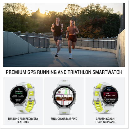 Forerunner 970 Smartwatch (Amp Yellow) + Access 600 XS-S Bundle | For Running, Training & Health | Men & Women | GPS Fitness Watch | Includes Access 600 Fitness Monitor XS-S + More