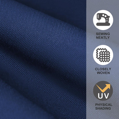 USA 9FT Patio Umbrella Replacement Covers 8 Ribs Market Umbrella Canopy Cover (CANOPY ONLY) (Navy Blue)