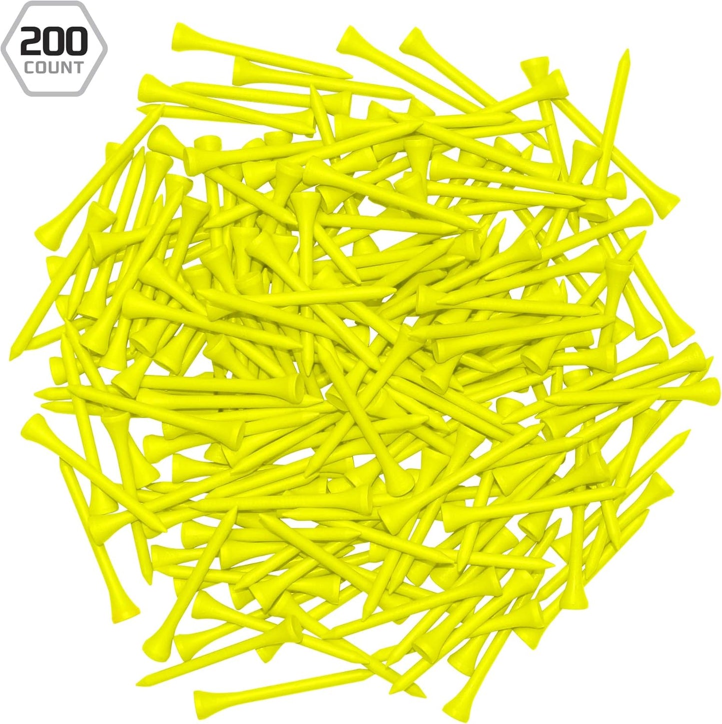 Izzo Wood Golf Tees (200 Pack)