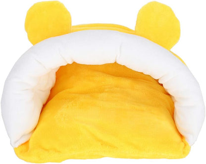 Cotton Hamster Nest Warm and Comfortable for Small Pets Yellow (Yellow)