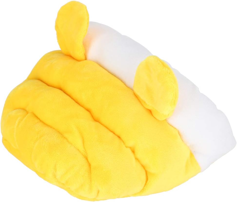 Cotton Hamster Nest Warm and Comfortable for Small Pets Yellow (Yellow)