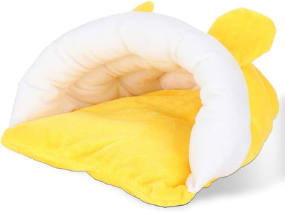 Cotton Hamster Nest Warm and Comfortable for Small Pets Yellow (Yellow)