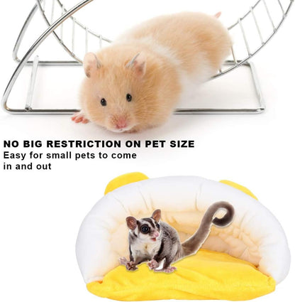 Cotton Hamster Nest Warm and Comfortable for Small Pets Yellow (Yellow)
