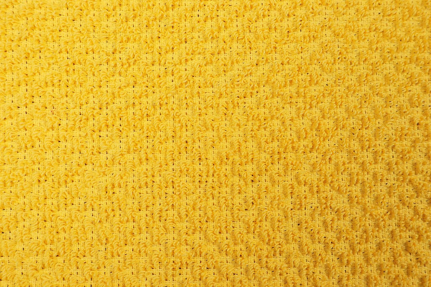 Kitchen Towels Pack of 4 - Absorbent, Quick Drying Premium Cotton Tea Towel - Kitchen Linens 16x28 Inch Dish Towels with Hanging Loop (Yellow)