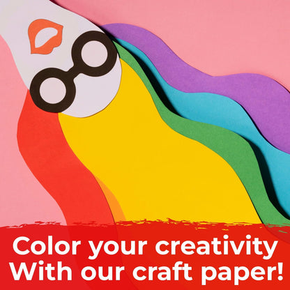 12" x 1200" (100 ft) Yellow Kraft Paper (Case of 16 Rolls) | 45 lbs Thickness, Made in USA Kraft Paper for School, Art Colored Paper, Gift Wrapping, Packing, Bulletin Board