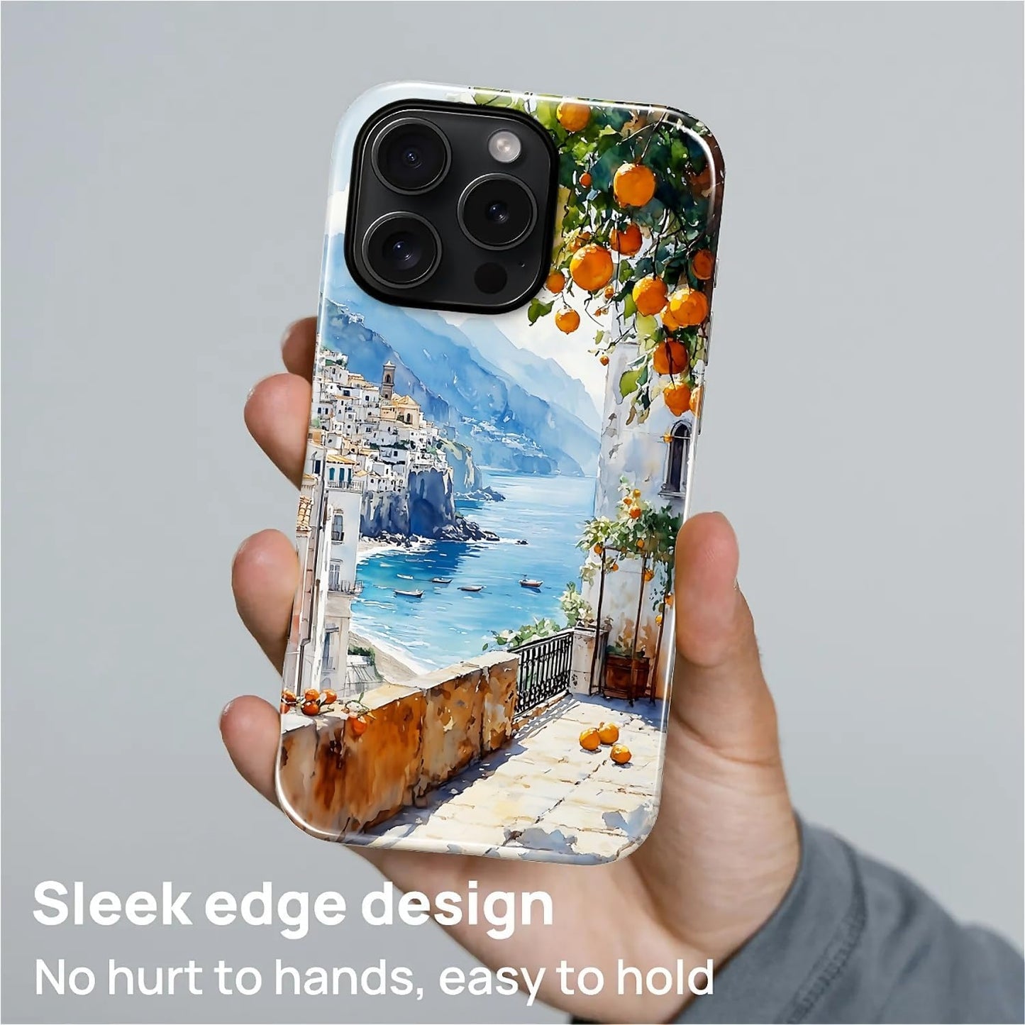 Case for iPhone 16 Pro Max, Magnetic Hybrid Shockproof Protective Phone Case with MagSafe Compatible Design, Lemon Coast