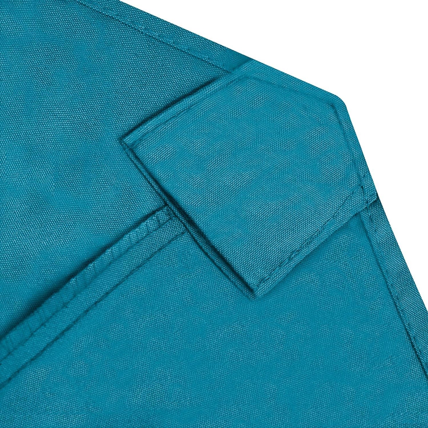 USA 7.5FT Replacement Covers 6 Ribs Market Patio Umbrella Canopy Cover (CANOPY ONLY) (Teal)