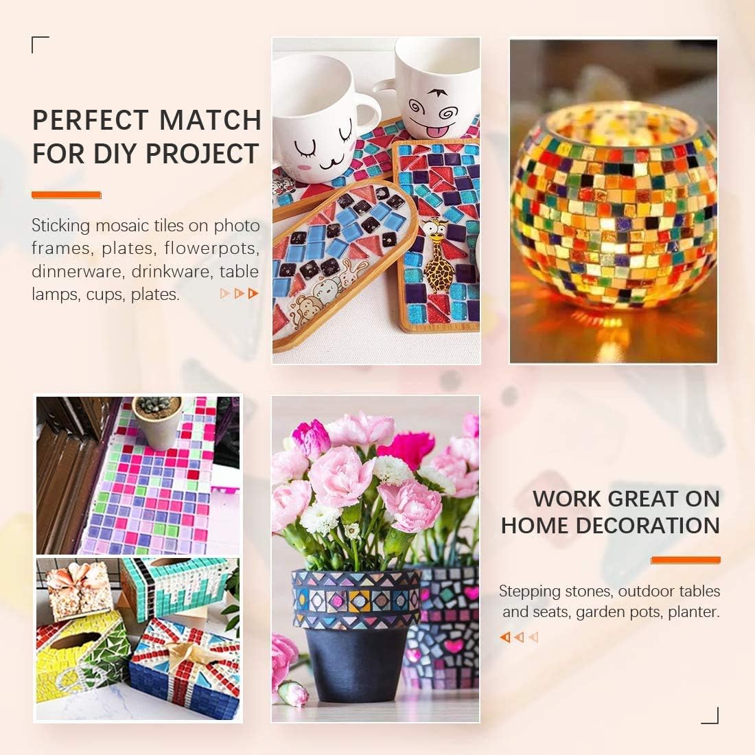 Mosaic Tiles,Glass Tiles, Shine Crystal Mosaic Glass Pieces Bulk Assorted Square and Triangle Glitter Crystal Mosaic Tiles for Home Decoration or DIY Crafts 200g (Peacock Green)