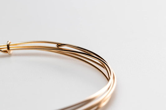 14/20 Yellow Gold Filled Wire 26 Gauge, Round, Half Hard, 5FT | 14K Gold Filled Wire for Jewelry Making, Wire Wrapping, Solid 14/20 Yellow Gold Filled, 0.40mm Wire, High Quality Made in USA